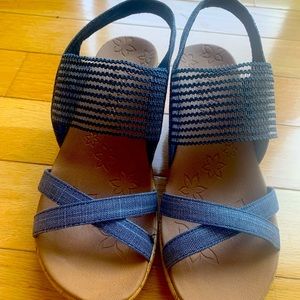 Sketchers Denim Wedge Sandal. Size 7 never worn